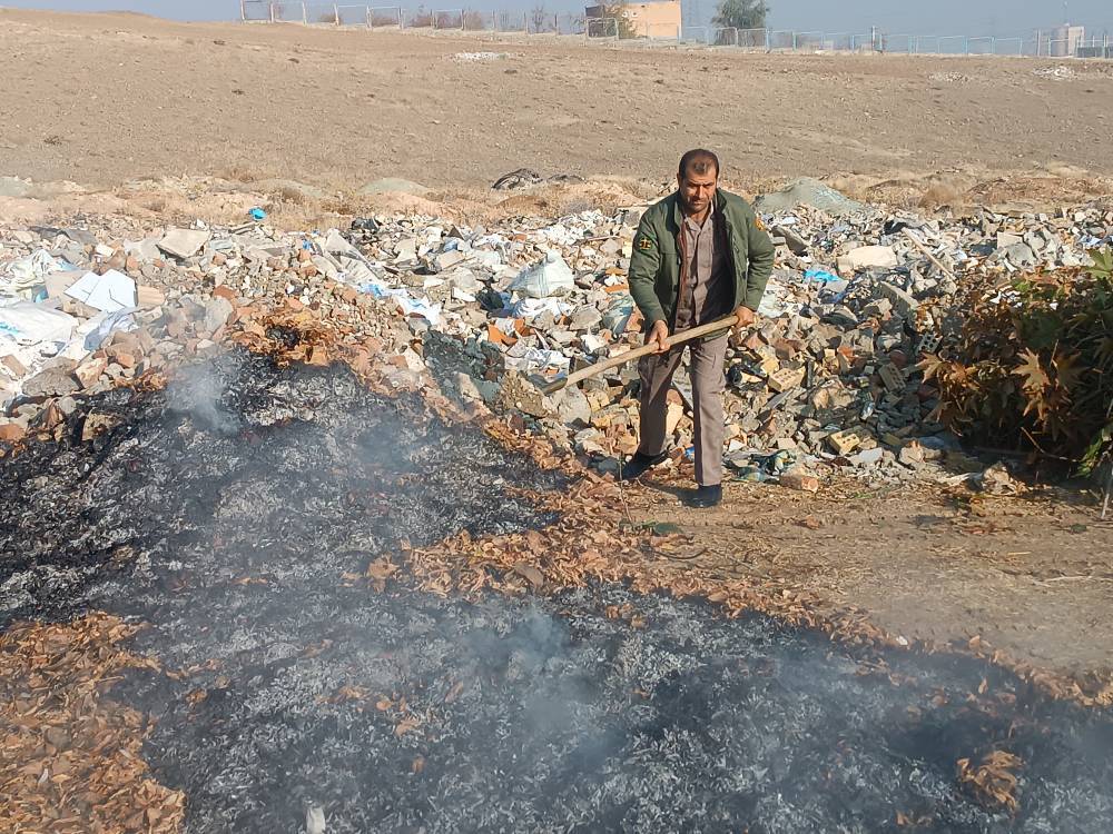 پایش شبانهروزی نقاط مستعد پسماندسوزی باید پایش شبانهروزی نقاط مستعد پسماندسوزی باید