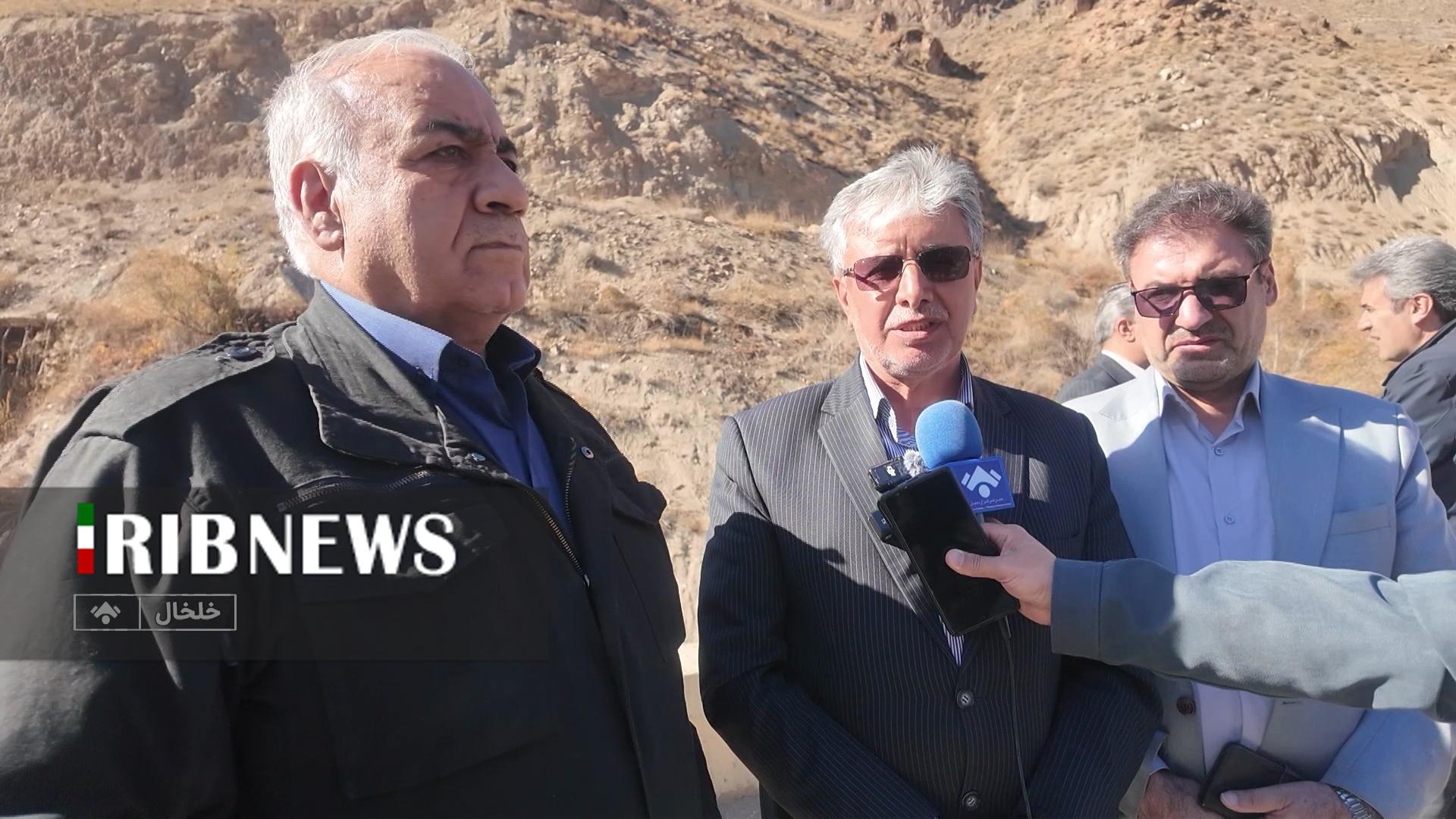 جاده خلخال - منجیل در حال احداث است جاده خلخال - منجیل در حال احداث است