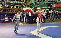 تکواندوکار گیلانی بر بام جهان ایستاد