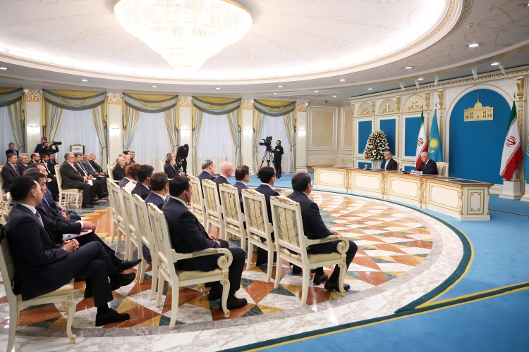 نتایج دیدار از قزاقستان گامی تعیینکننده در مسیر تقویت همکاریهای دوجانبه است نتایج دیدار از قزاقستان گامی تعیینکننده در مسیر تقویت همکاریهای دوجانبه است