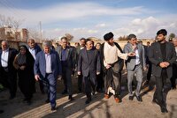 بازدید استاندار قزوین از پروژههای عمرانی، آموزشی و فرهنگی شهر نرجه