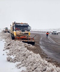 اجرای ۹۰ هزار کیلومتر عملیات برف روبی