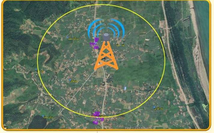افتتاح سایت دکل ارتباطی روستای قنبرمحله شهرستان تالش