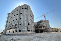 پیشرفت ۵۸ درصدی بیمارستان ۱۷ شهریور برازجان