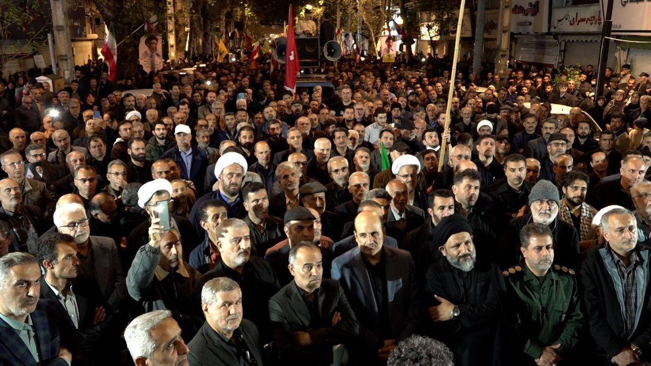 چهل و یکمین اجتماع مردم لاهیجان با حضور حاجی بابایی