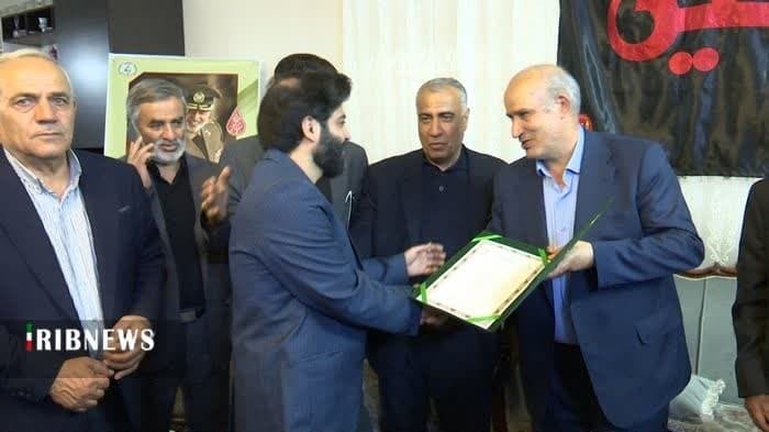 قدردانی رئیس فدراسیون فوتبال از خانواده امیر سپهبد موسوی در قم