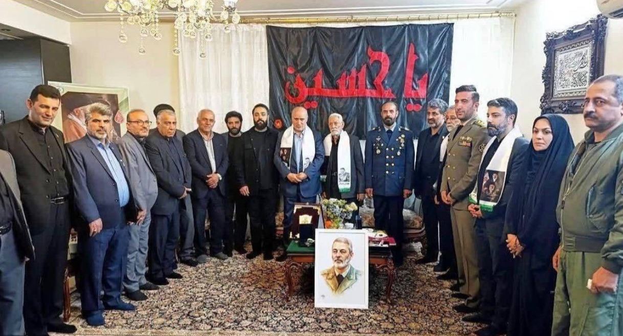 دیدار سرپرست فدراسبون نابینایان و کم بینایان با خانواده سپهبد شهید سید عبدالرحیم موسوی