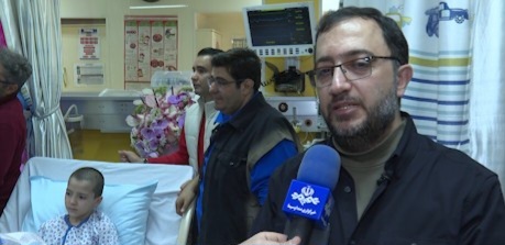 چهره‌های محبوب در کنار کودکان آسیب‌دیده جنگ