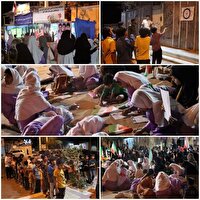 خدمات آموزشی داوطلبانه فرهنگیان کرمانی در تجمعات شبانه