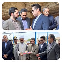 افتتاح طرح‌های زیربنایی و گردشگری در عنبر آباد