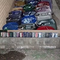 توقیف تریلی حامل سوخت قاچاق در قاینات