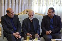 دیدار با خانواده شهیدان سرباز گمنام امام زمان