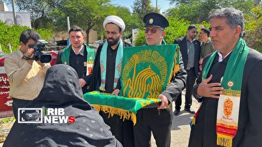 دیدار کاروان زیر سایه‌ی خورشید با شهدای جنگ تحمیلی سوم در آبادان