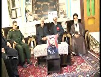 دیدار نماینده ولی فقیه در خراسان شمالی با خانواده شهید نکویی
