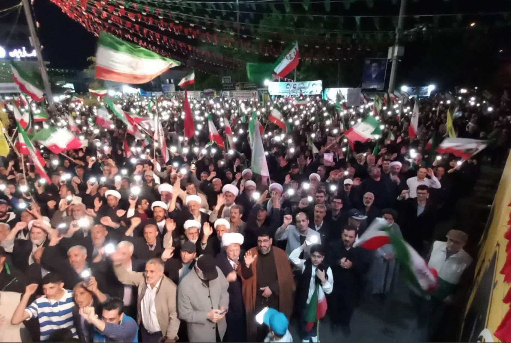 نمایش اقتدار و مقاومت مردم استان مازندران