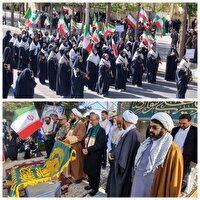 عطر رضوی در کوهپایه؛ استقبال مردمی از خادمان حرم امام رضا(ع)