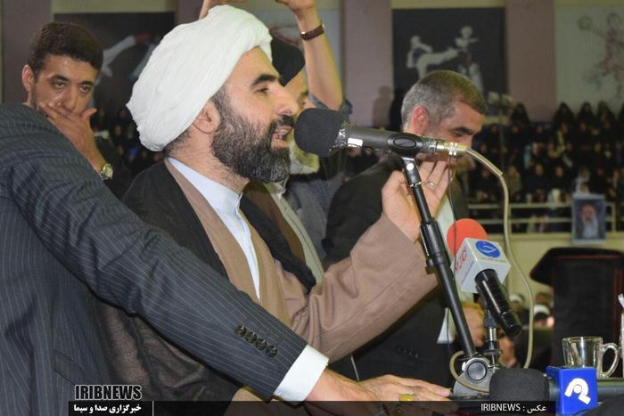 حجت الاسلام و المسلمین رئیسی در جمع مرم خرم آباد