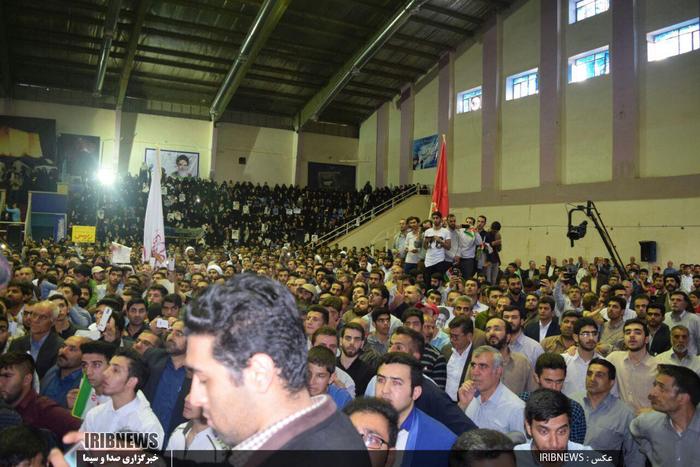 حجت الاسلام و المسلمین رئیسی در جمع مرم خرم آباد