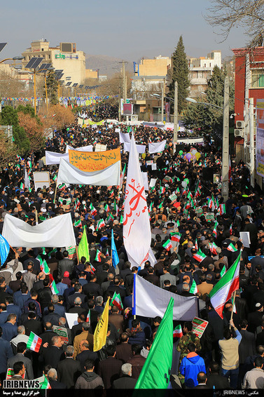 شکوه حضور مردم خرم آباد در راهپیمایی یوم الله 22 بهمن 96