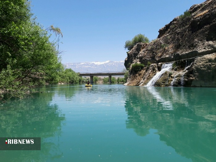 طبیعت بهاری سد و شالیزارهای چیتاب در شهرستان دنا