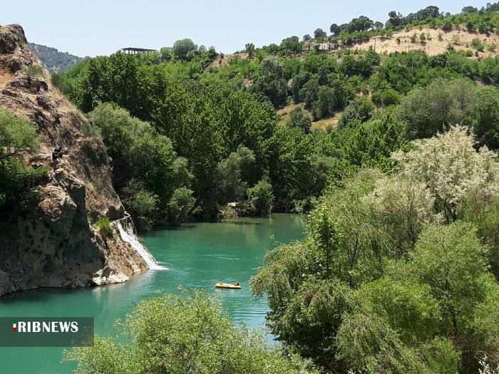 طبیعت بهاری سد و شالیزارهای چیتاب در شهرستان دنا