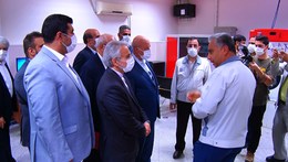 بازدید معاون رئیس جمهور از کارخانه اسنوا