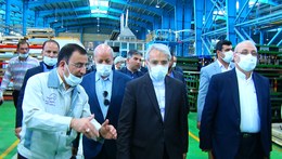 بازدید معاون رئیس جمهور از کارخانه اسنوا