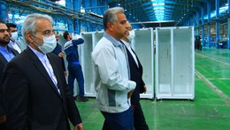 بازدید معاون رئیس جمهور از کارخانه اسنوا