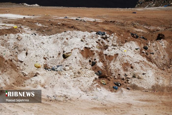 تخلیه و دفن پسماندهای کرونایی بیمارستانی در تبریز