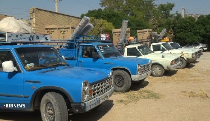 اهدا جهیزیه به نوعروسان دیشموکی در روز عید ولایت