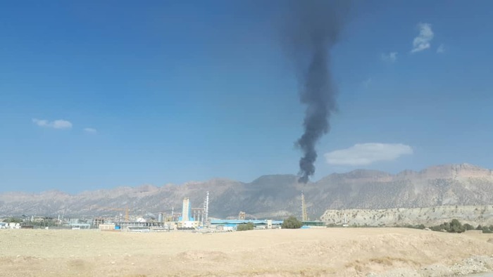 حریق پتروشیمی ایلام