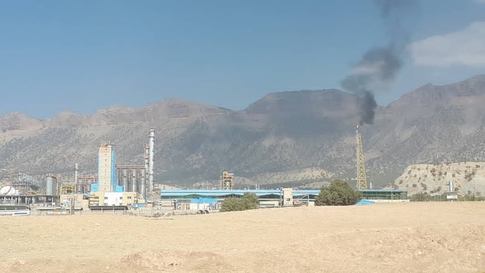 حریق پتروشیمی ایلام