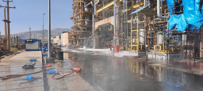 حریق پتروشیمی ایلام