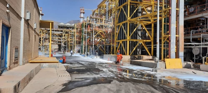 حریق پتروشیمی ایلام