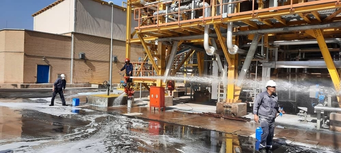 حریق پتروشیمی ایلام