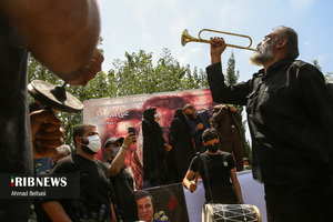 تصاویری از مراسم خاکسپاری علی سلیمانی با حضور هنرمندان