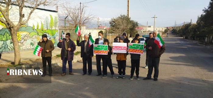حضور مردم روستای سیاهپوش بخش طارم سفلی در راهیپمایی ۲۲ بهمن ۱۴۰۱