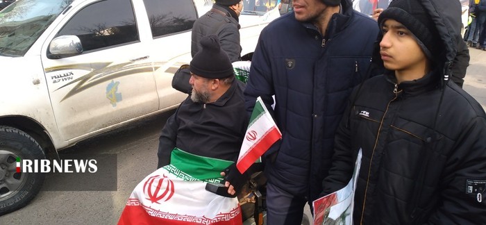 حضور مردم اقبالیه در راهیپمایی ۲۲ بهمن ۱۴۰۱