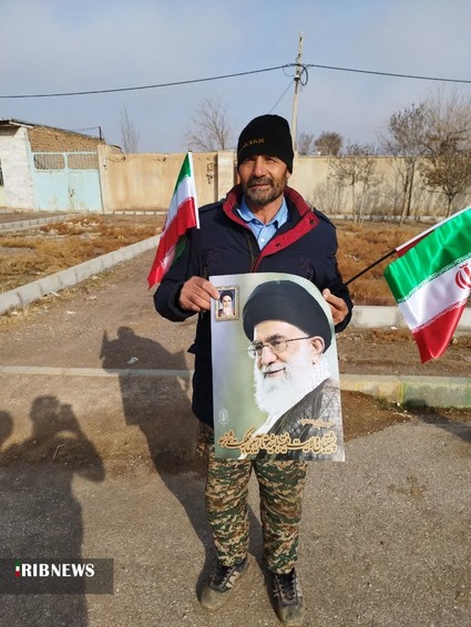 حضور مردم روستای ولدآباد دشتابی در راهیپمایی ۲۲ بهمن ۱۴۰۱